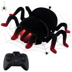 RC spider - vægklatrelegetøj - med fjernbetjening