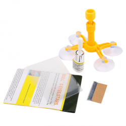 Reparation af bilrude - til glasridser / revner - kit pro