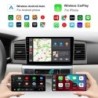 Bilradio - 2 Din - 9 tommer - Android 10 - 1GB - 16GB - Bluetooth - GPS - carplay - til Volkswagen Golf 5 6 Passat
