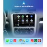 Bilradio - 2 Din - 9 tommer - Android 10 - 1GB - 16GB - Bluetooth - GPS - carplay - til Volkswagen Golf 5 6 Passat