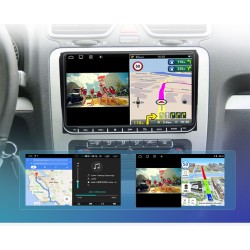 Bilradio - 2 Din - 9 tommer - Android 10 - 1GB - 16GB - Bluetooth - GPS - carplay - til Volkswagen Golf 5 6 Passat