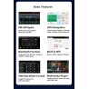 Bilradio - 2 Din - 9 tommer - Android 10 - 1GB - 16GB - Bluetooth - GPS - carplay - til Volkswagen Golf 5 6 Passat