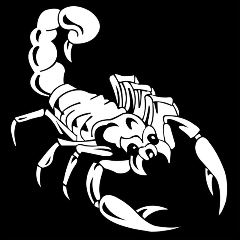 3D skorpion - bilklistermærke