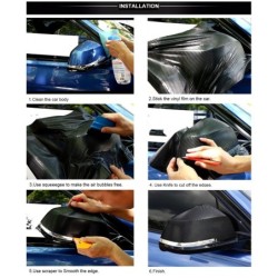 Carbon fiber vinyl film - high glossy - car / motorcycle stickerStyling parts