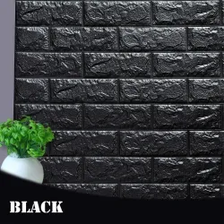 3D wallsticker - selvklæbende skum - tapet - vandtæt - murstensdesign - 60 * 30 cm