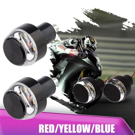 Motorcykel styrende - LED blinklys - vandtæt - 2 stk