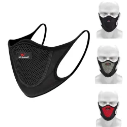 Cykelansigtsmaske - støvtæt - vindtæt - anti-forurening - mesh filter