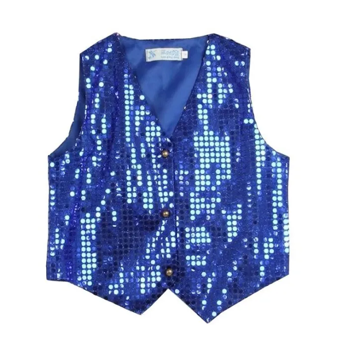 Drenge skinnende pailletvest