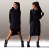 Women's hooded dress - long pulloverHoodies & Jumpers