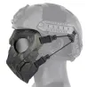 Lurker taktisk mesh maske - camouflage / airsoft / paintball