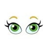 Vinyl car sticker - big green eyesStickers