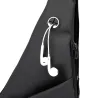 Tyverisikring lille crossbody taske - ultra tynd