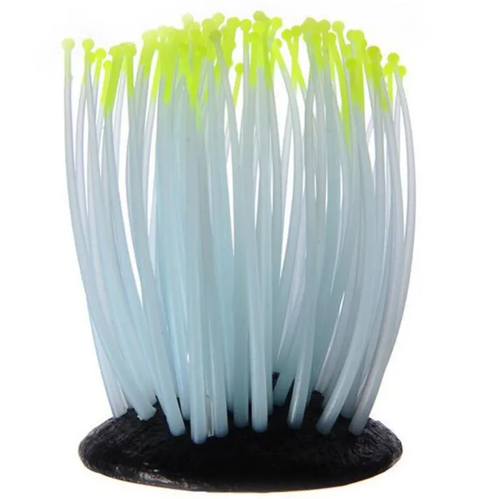 Akvarie dekoration - lysende anemone