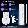 2 in 1 wireless remote - motion plus / Nunchuck - for Nintendo Wii / Wii U JoystickControllers