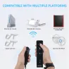 2 i 1 trådløs fjernbetjening - motion plus / Nunchuck - til Nintendo Wii / Wii U Joystick
