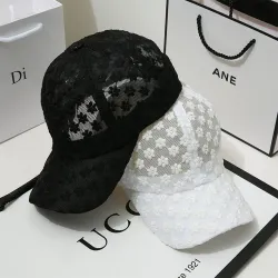 Summer baseball cap - flowery laceHats & Caps