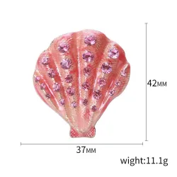 Krystalskal - elegant broche