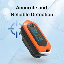 Yongrow - medicinsk digitalt fingerspidsoximeter - puls-/blodilt-/mætningsmåler - SPO2 PR-monitor