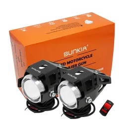Motorcykel LED forlygte - 3000lm - CREE Chip - vandtæt - 2 stk