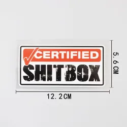 Decorative car sticker - Certified ShitboxStickers