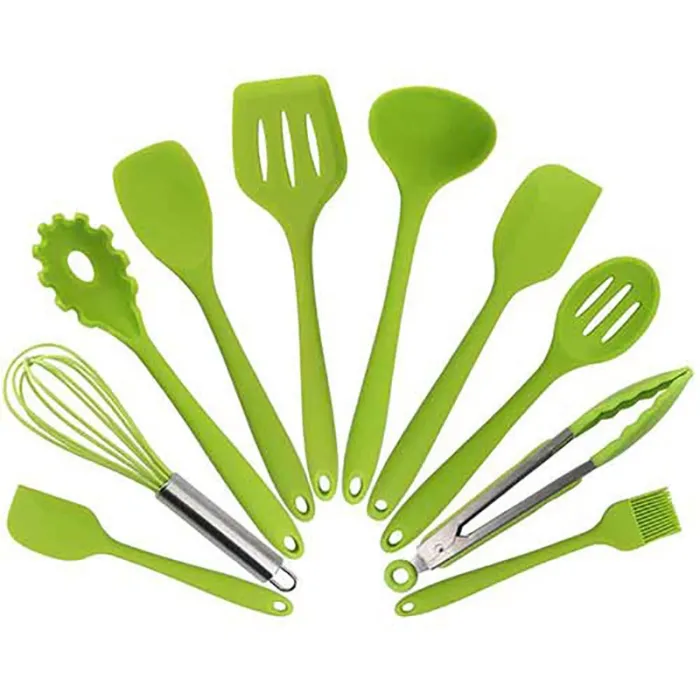 Silikone køkkenredskaber - non-stick - 10 stk