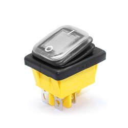 4 Pin DPST - T85 - car / boat toggle - rocker switch with LED - waterproofSwitches