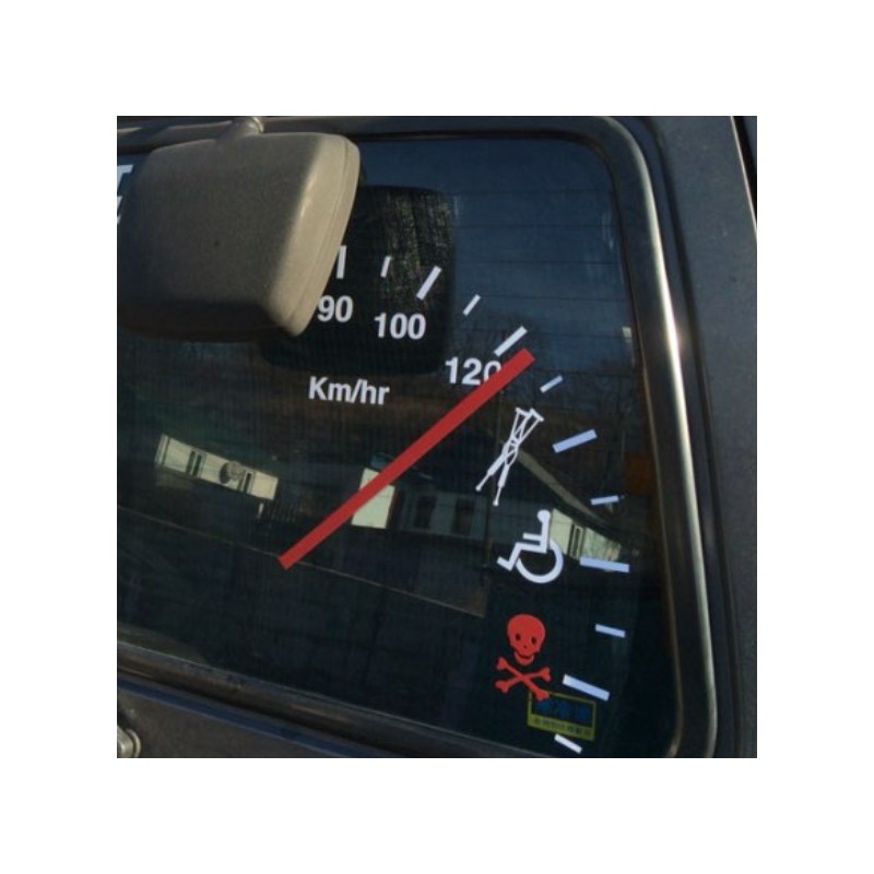 Speedometer - vinylbilklistermærke