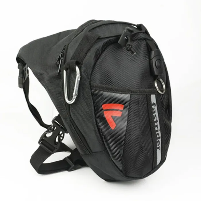 Motorcykel / drop leg taske - talje - vandtæt - nylon - 25 * 20 * 7cm