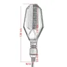 LED motorcykel blinklys - super lyse blink - 12V - 2 stk