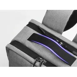 Trendy bærbar taske - rygsæk - med USB-opladningsport - vandtæt