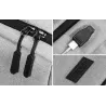 Trendy bærbar taske - rygsæk - med USB-opladningsport - vandtæt