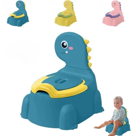 Dinosaur pottetræning - toiletstol til drenge og piger - skridsikker