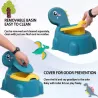 Dinosaur pottetræning - toiletstol til drenge og piger - skridsikker