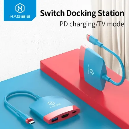 HDMI TV-stik til Nintendo Switch - dockingstation - USB C - 4K