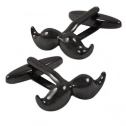 copy of Black moustache cufflinks