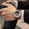 NAVIFORCE 9163 Men's Electronic Quartz Watch Luminous Calendar Casual Sports Waterproof Stainless Steel Strap Watches for Men