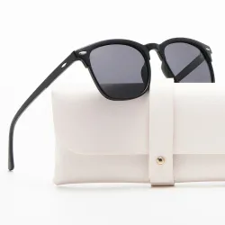 New Polarized Sunglasses Women Black Plastic Full Frame Square Sun Glasses Men Out Door Sun Eyewear Fashionable Eyeglass Uv400