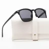 New Polarized Sunglasses Women Black Plastic Full Frame Square Sun Glasses Men Out Door Sun Eyewear Fashionable Eyeglass Uv400