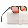 New Polarized Sunglasses Women Black Plastic Full Frame Square Sun Glasses Men Out Door Sun Eyewear Fashionable Eyeglass Uv400