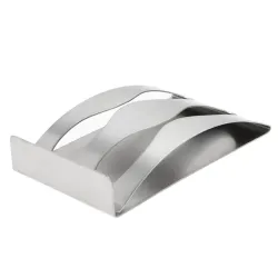 Stainless steel toothbrush holder - wall mounting