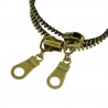 Double-deck zipper - retro ankletAnklets