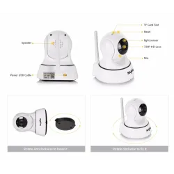 Wi-Fi Wireless Mini 720P Night Vision CCTV IP Camera Baby Monitor
