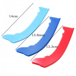 BMW 3 series E90 E91 grille stripe cover set 3 pcs
