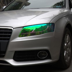 Shiny Chameleon Car Lights Film Sticker 120 * 30cm