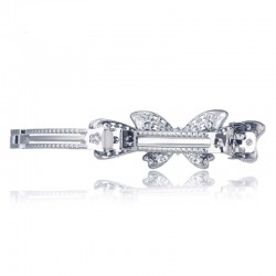 Bowknot Butterfly Crystal Hair Clip HairpinWomen's Jewellery