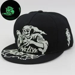 Fluorescent Glow In The Dark Baseball Cap Unisex