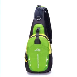Waterproof nylon chest shoulder bag backpack unisex