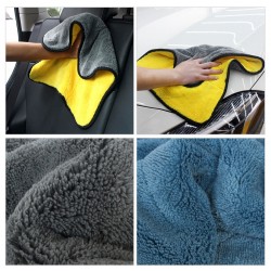 Thick plush microfiber car cleaning cloth