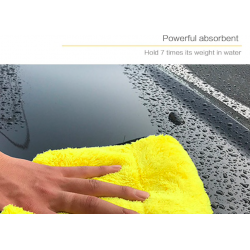 Thick plush microfiber car cleaning cloth