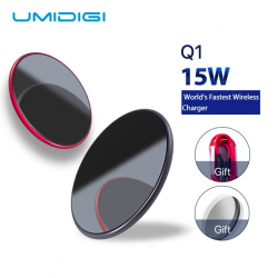 Samsung Galaxy S9 S8 S7 iPhone 8 / X / 8 Plus UMIDIGI Q1 15W wireless fast charger